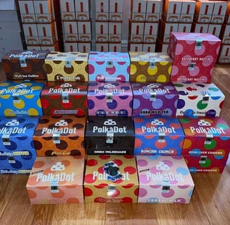 Polkadot Chocolate Gummy Box