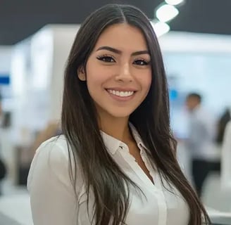 Modelos de protocolo sirviendo aperitivos durante un cóctel empresarial