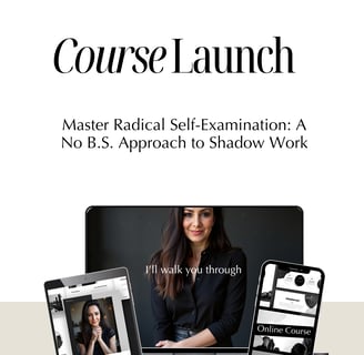 Shadow work online course by LVF called Master Radical Self-Examination: A No B.S. Approach 
