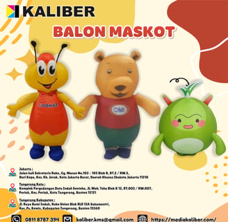 boneka maskot karakter