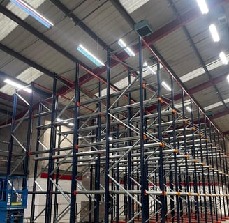Drive-in racking for maximised storage