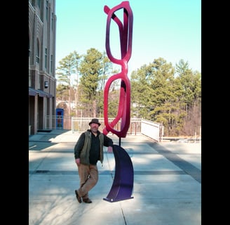 Spectacle, sculptor/artist Jeff Hackney, Optix Eye, Durham, NC