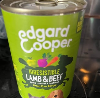 Edgard Cooper Lamb & Beef flavour Tinned food