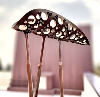 large outdoor metal sculpture
