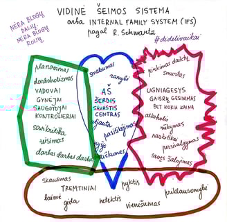 vidinė šeimos sistma schema
