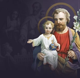 São José e o Menino Jesus