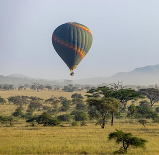 Serengeti, Tanzania – A Balloon Ride Over Safari Landscape