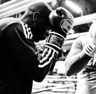 boxeurs en combat