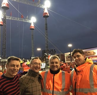 Patrice Roche, Joël Rehde, Francesco Bouglione, Alexandre Bouglione