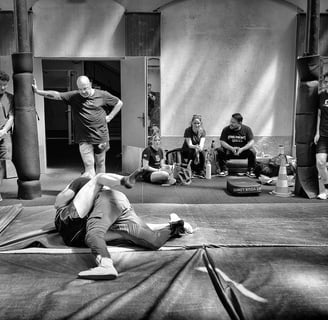 Passage de grade Ollin krav maga Lyon  combat au sol