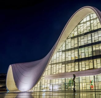 a beautiful architecture building with a lot of windows