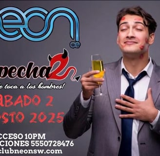 Evento Club Neón. Despechados Agosto 02, 2025