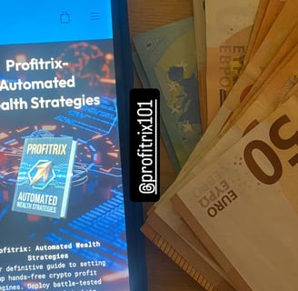 phone next to money next to profitrix site