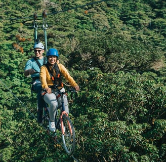 zip-lining costa rica, zip-lining monteverde, monteverde air, aerial views costa rica,