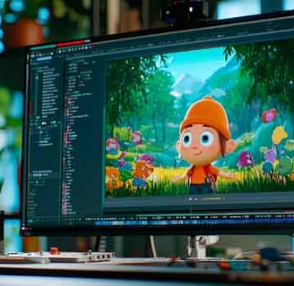 Imagem de um monitor
