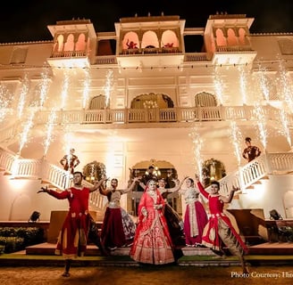 BEST BRIDE GROOM ENTRY & JAIMALA THEMES BY GEET EVENTS