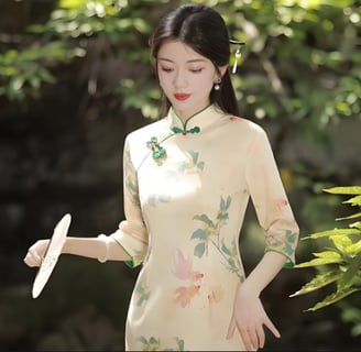how to wear qipao 
