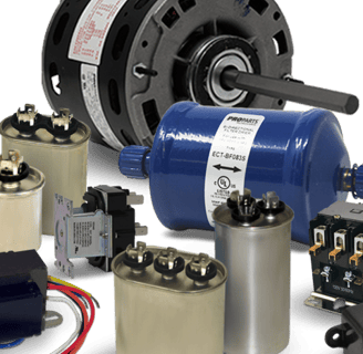 a group of different types of capacitorries