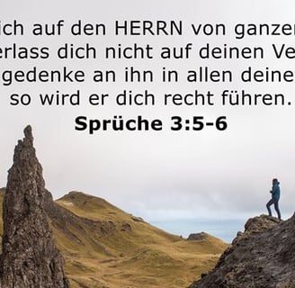 Verlass Dich auf den Herrn