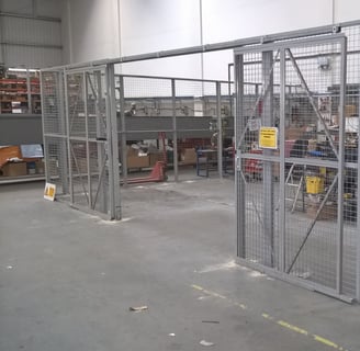 Mesh security cage