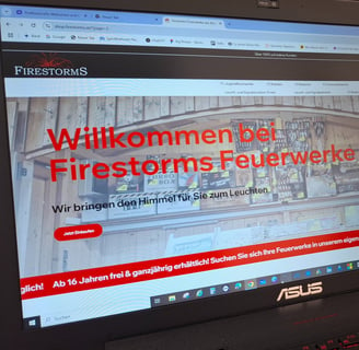 Firestorms Feuerwerke Onlineshop