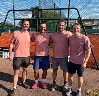 équipe homme tennis du stade audincourtois tennis