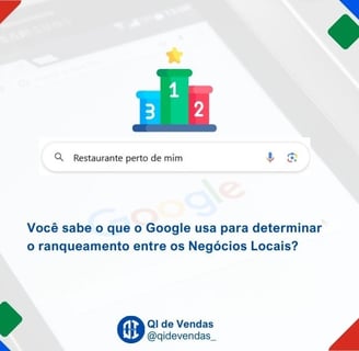 uma pesquisa no google escrito "Restaurante perto de mim"
