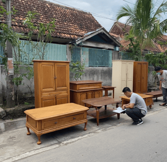 Pengumpulan barang bekas langsung dari rumah
