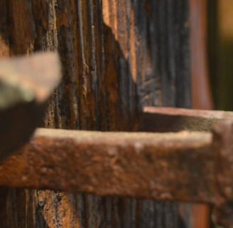 POW Rail Pegs at The Burma-Thailand Railway Research Center 