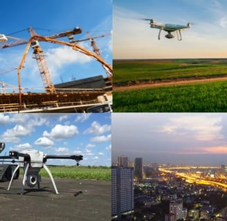 drones in various industries, such as agriculture, and environmental monitoring.