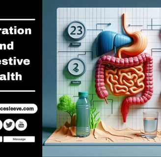 Hydration for Healthy Digestive System | Stay Hydrated! Get Your Water Container Sleeve Here