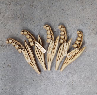 Muguet en bois