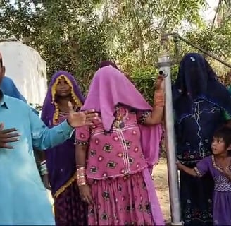 Water Pump installation in Sindh Pakistan by Water of Life Ministries of Pakistan International