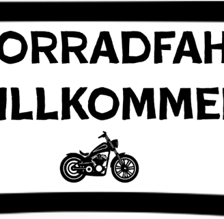 Motorradfahrer willkommen