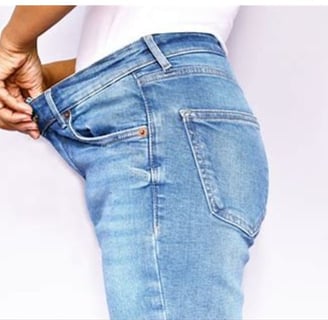 a person holding pants