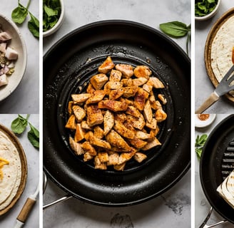 cheesy garlic chicken wrap ingredients