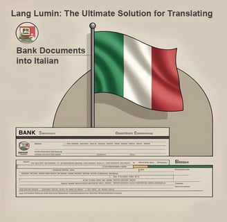 Lang Lumin: The Ultimate Solution for Translating Bank Documents into Italian