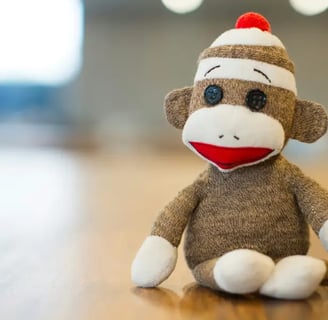peluche singe pour enfant