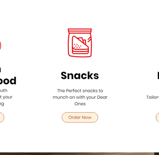 Food Options for Restaurant Page