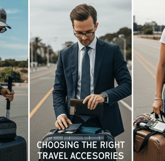 Travelers with Top travel accessories for a fashionable and functional trip