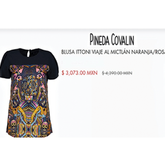 Blusa Ittoni Viaje al Mictlán de Pineda Covalín