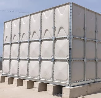 GRP Sectional water tank for commercial use