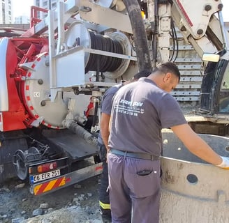 Profesyonel ekip ile fabrika kanalizasyon sistem bakımı