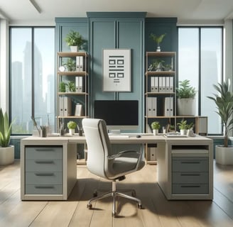 feng shui inspired office