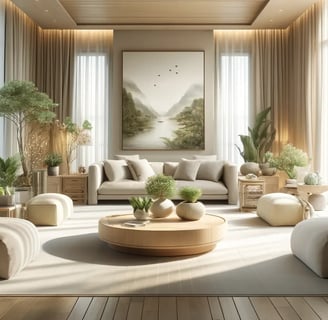 Serene Feng Shui Living Room