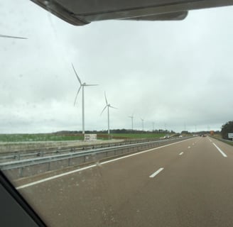 La route pour Rennes