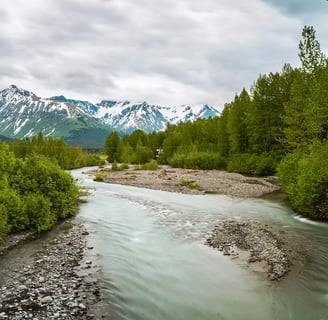 Anchorage, AK - Alaska has millions of lakes & rivers