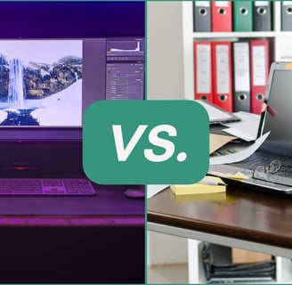 a laptop computer and a laptop computer monitor