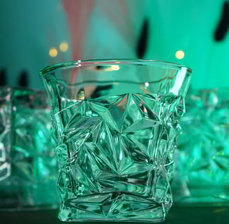 Triangle Whiskey Glass