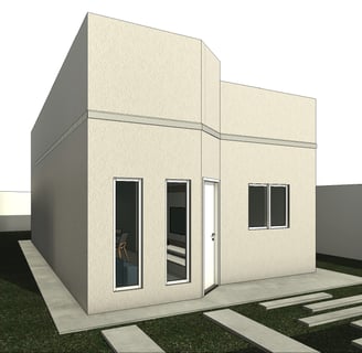 Fachada moderna, pensada especialmente para você!